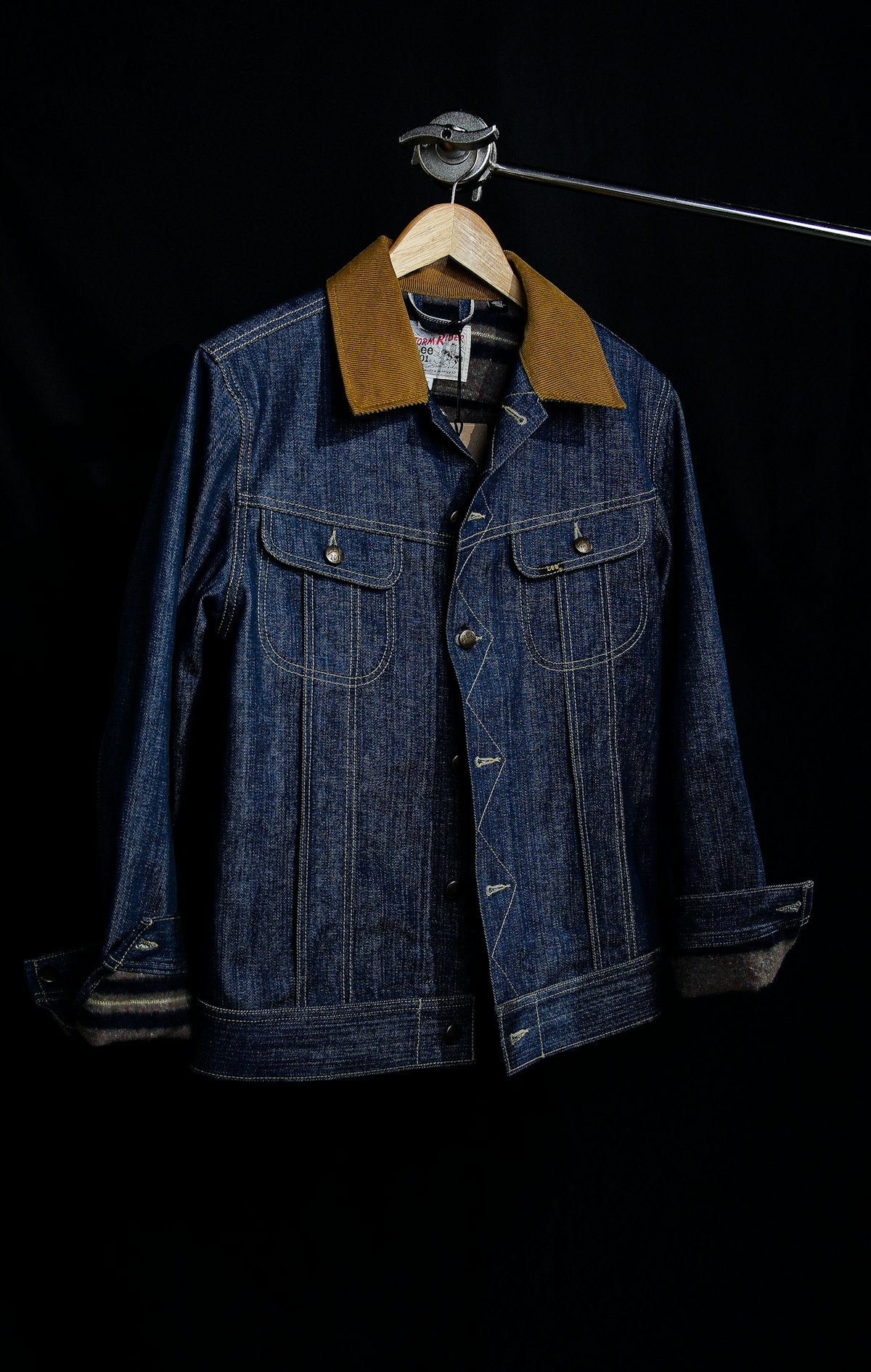 Giacca in denim selvedge