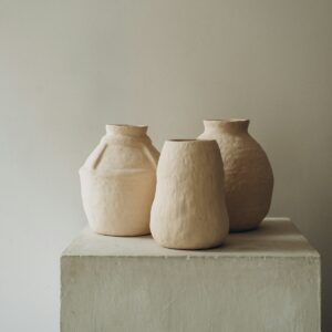 Set 3 vasi in terracotta